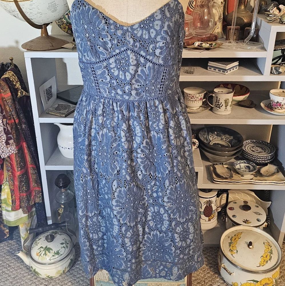 Loft Lace Floral Sundress - 6 - Picture 1 of 4